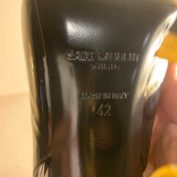 COPY - YSL NERO BLACK OPYUM SLINGBACKS - Picture 7 of 7